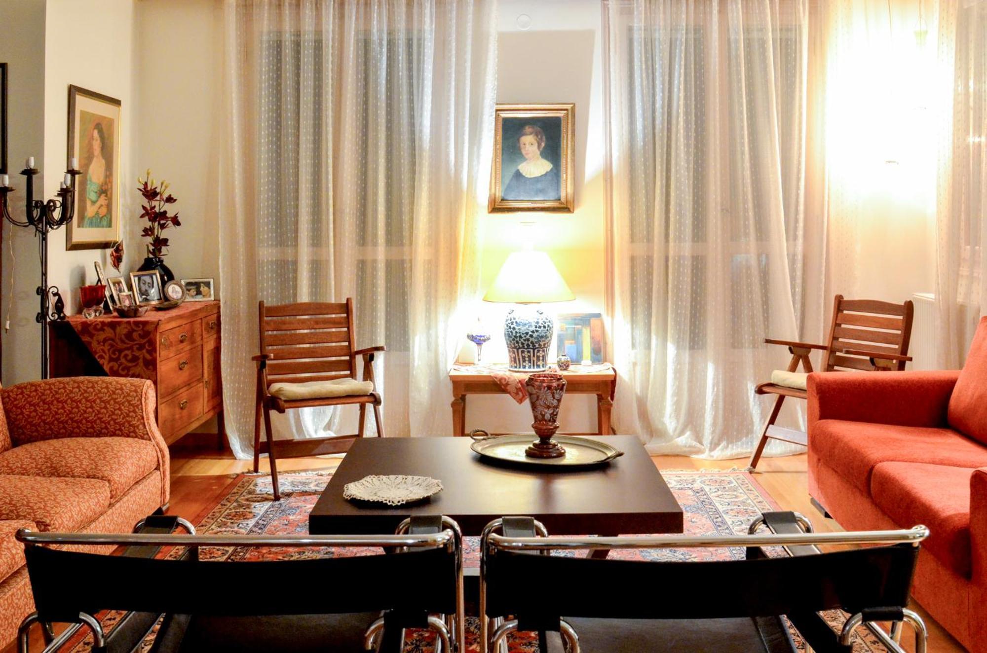 Elegant Stone Mansion In Historic Mystras Apartment Bagian luar foto